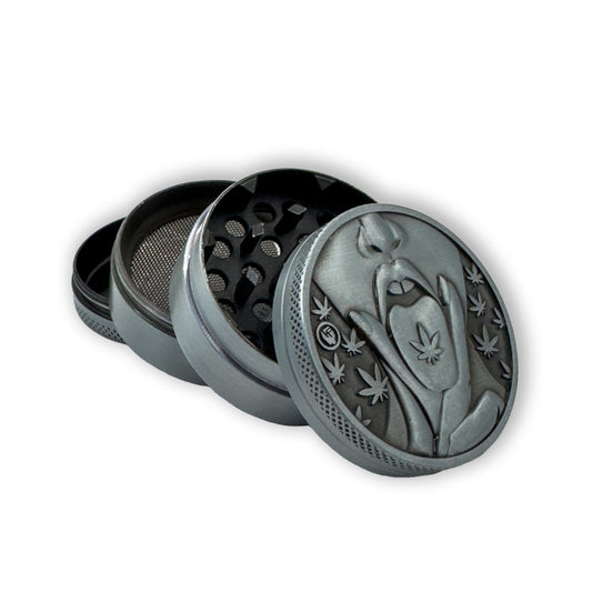 Grinder 420 Girl metall - Seitenansicht