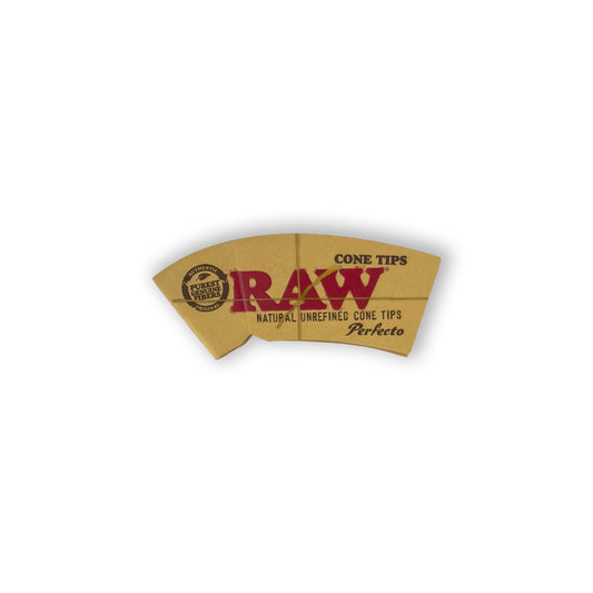 Nahaufnahme der vorgefalzten RAW Perfecto Filter Tips