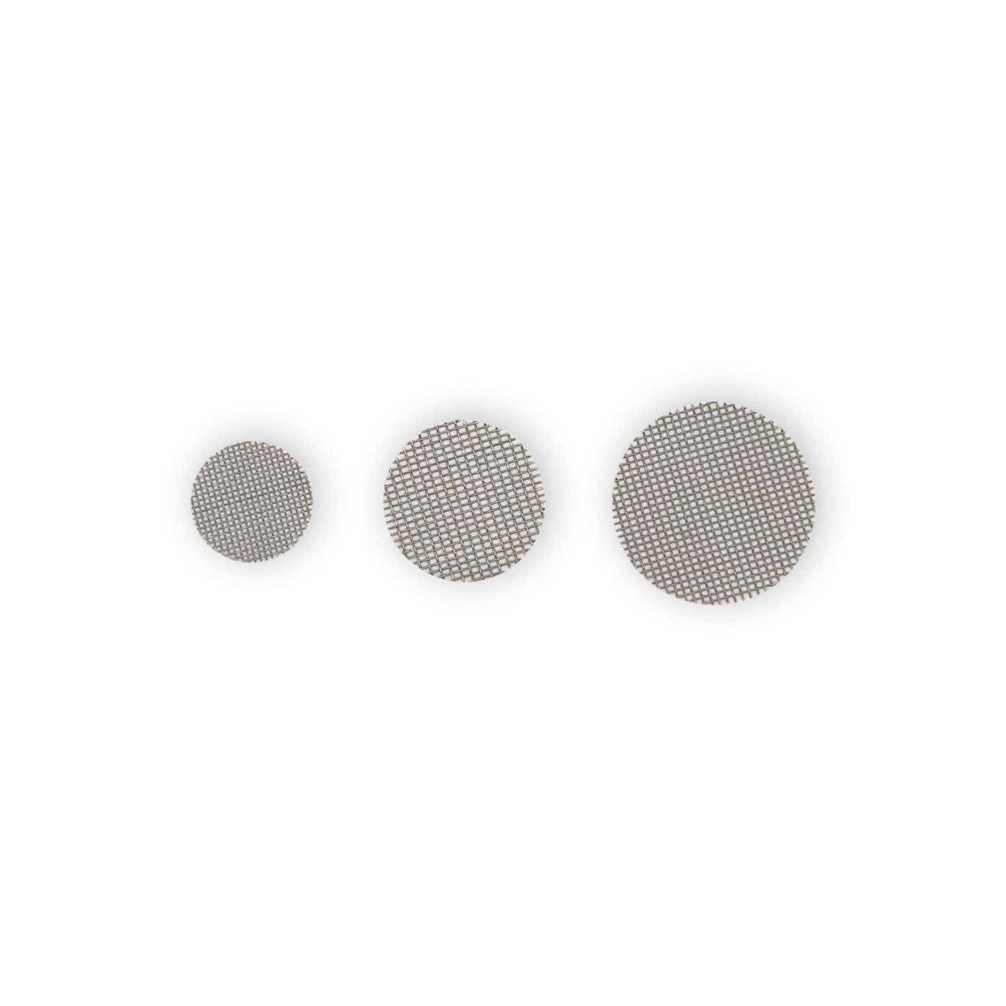 Einlegesiebe aus Stahl 15 20 25 mm für Bong- und Pfeifenköpfe