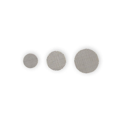 Einlegesiebe aus Stahl 15 20 25 mm für Bong- und Pfeifenköpfe