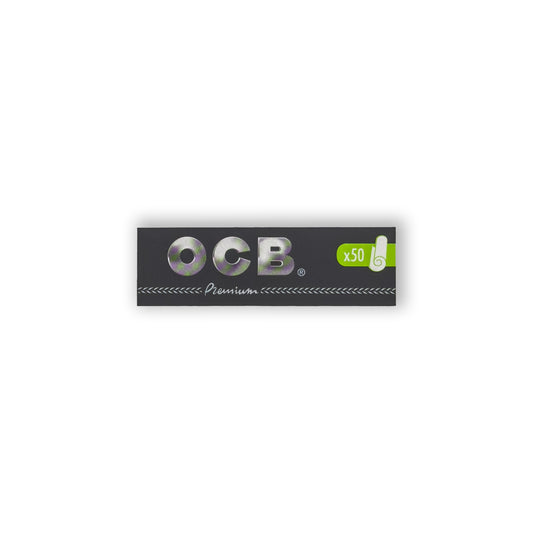 OCB Filter Tips Vorderseite – Premium Filter Tips in klassischem Schwarzdesign