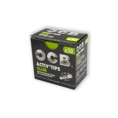 OCB Aktivkohlefilter 7mm x 27mm in wiederverschließbarer Packung