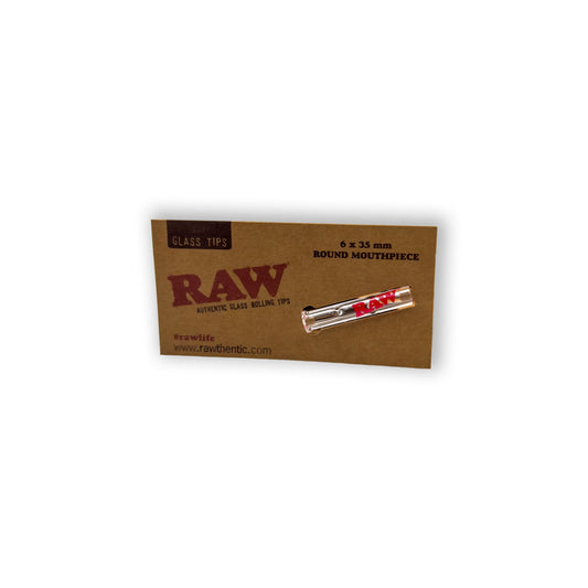 RAW Glas Filter Tip – hochwertiges Glas-Mundstück für ein reines Raucherlebnis